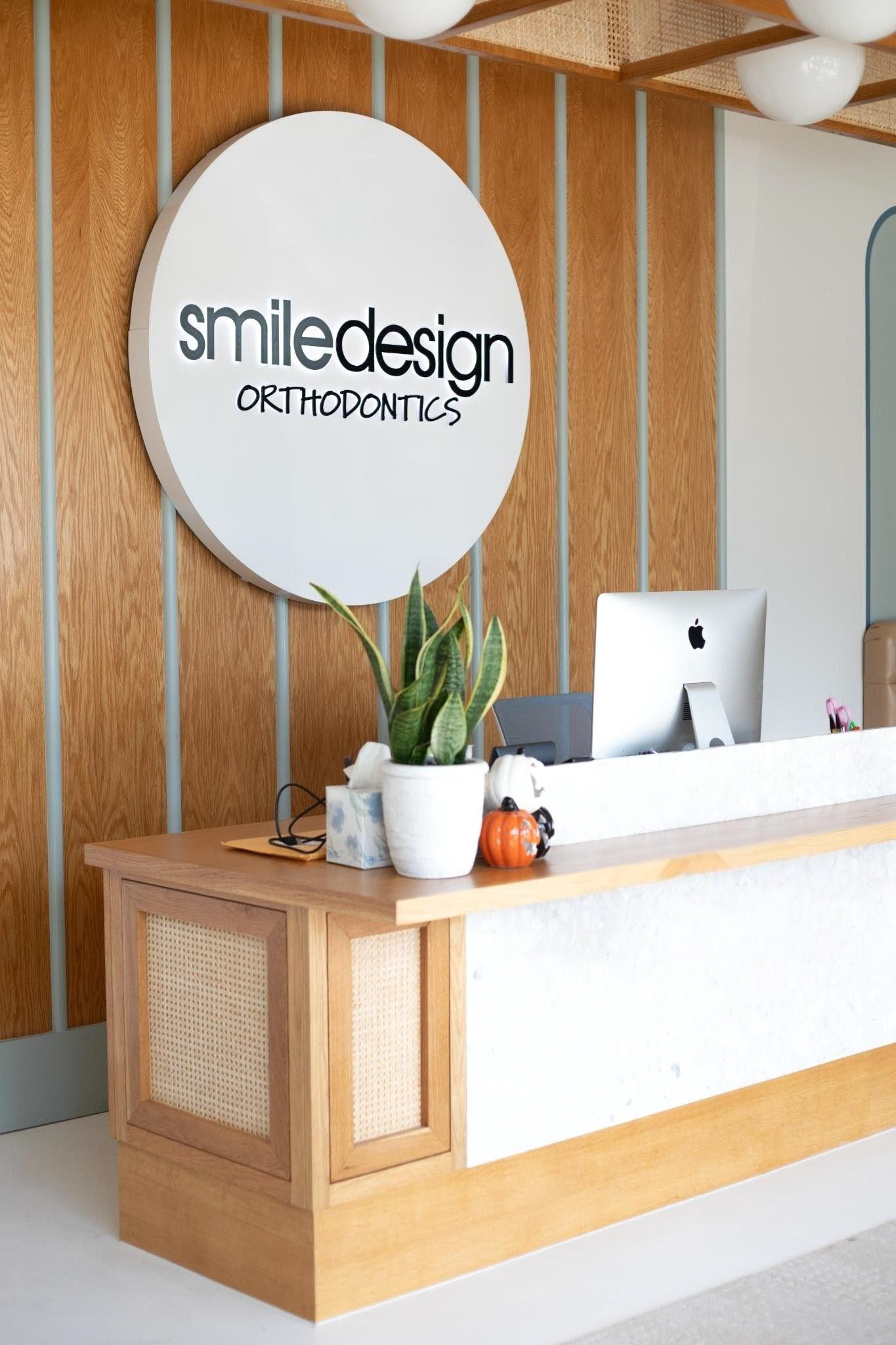 Smile Design Kids Dental reception desk